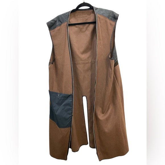 Pefri Men’s Trench Coat in Dark Navy gray with removable bodywarmer size 54, XXL - Picture 5 of 7